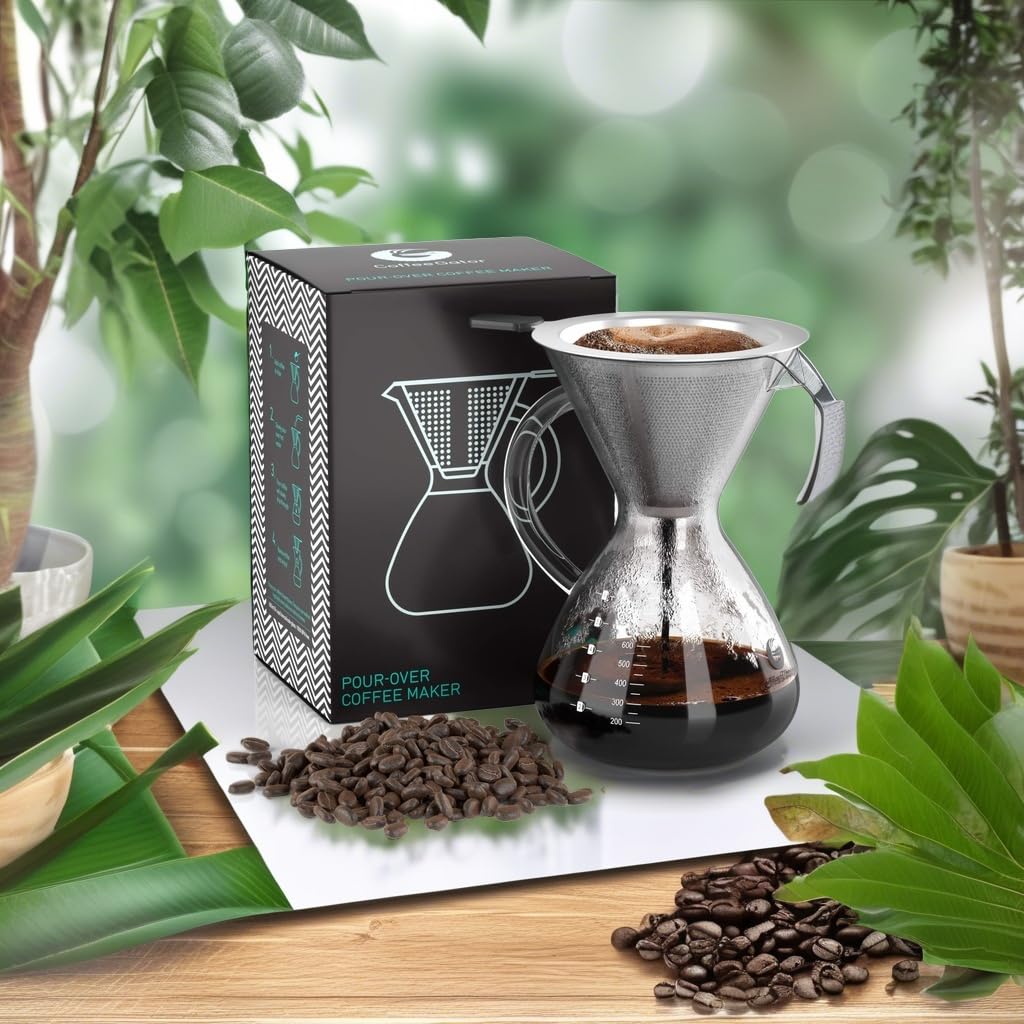 Coffee Gator BPA-free glass for a clean, toxin-free cup