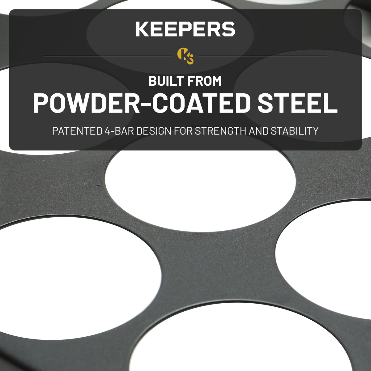 COFFEEKEEPERS Keepers keeps pods within easy reach during busy mornings.