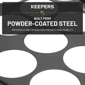 COFFEEKEEPERS Keepers keeps pods within easy reach during busy mornings.