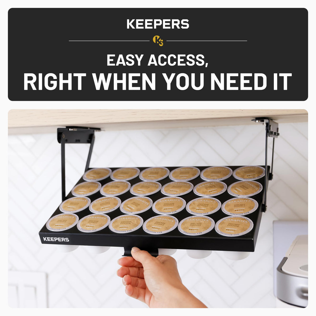 COFFEEKEEPERS Keepers ideal for RVs, offices, and small kitchens where space matters.