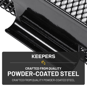 COFFEEKEEPERS sturdy metal drawer attachment remains secure under a desk during daily tasks.