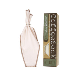 CoffeeSock coldbrew filter setup for easy at-home brewing