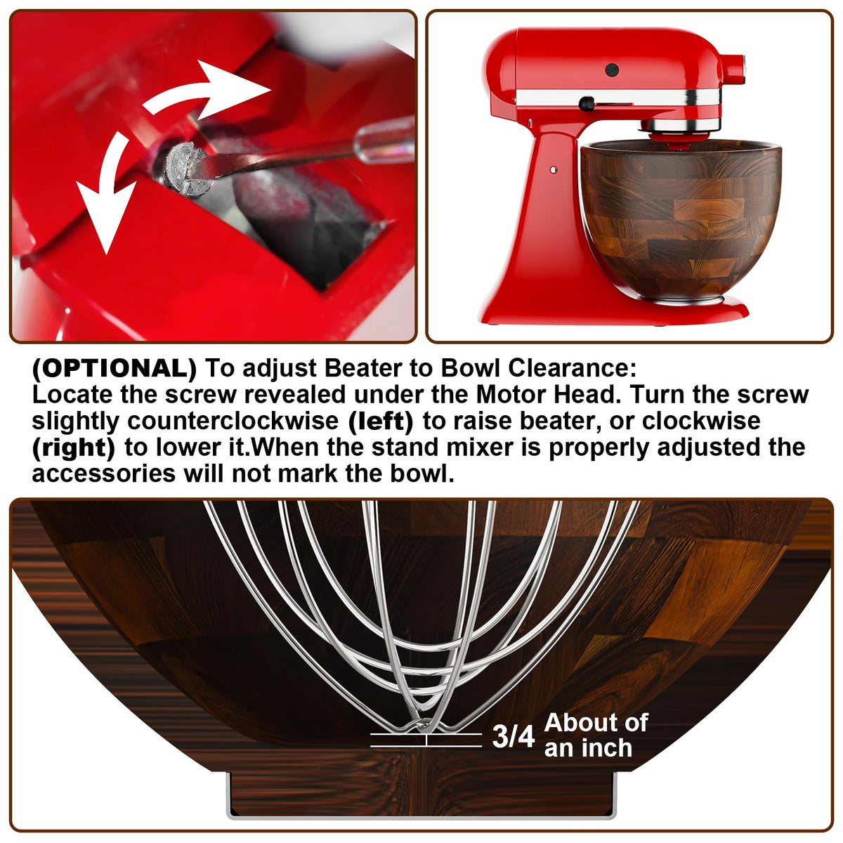 Cofun acacia wood bowl with natural finish for elegant prep and sturdy mixing.