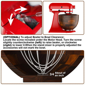 Cofun acacia wood bowl with natural finish for elegant prep and sturdy mixing.