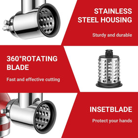 Cofun attachment compatible with KitchenAid stand mixers and select Cuisinart models