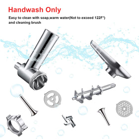 Cofun attachment fits KitchenAid and select Cuisinart mixers for flexible use.