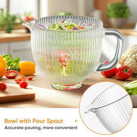 Cofun dishwasher-safe glass mixer bowl for easy cleanup