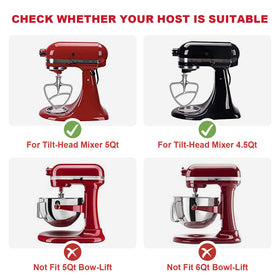 Cofun paddle attachment in dishwasher-safe design speeds dough prep.
