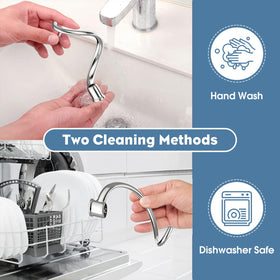 Cofun hook features a smooth surface for quick, hygienic cleaning.