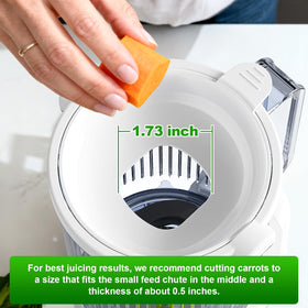 Cofun juicer attachment auger detail with precision teeth for high juice yield.