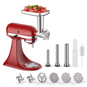 Cofun grinder blades and plates allowing precise texture control for ground meats.