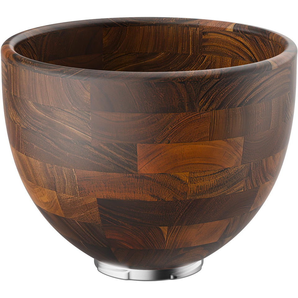 Cofun premium wood bowl for Tilt-Head fit with 4.5-5 Qt mixers.