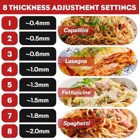 Cofun spaghetti cutter slicing long strands for classic pasta
