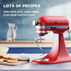 Cofun spiral dough hook ideal for bread, pizza, and cookies.