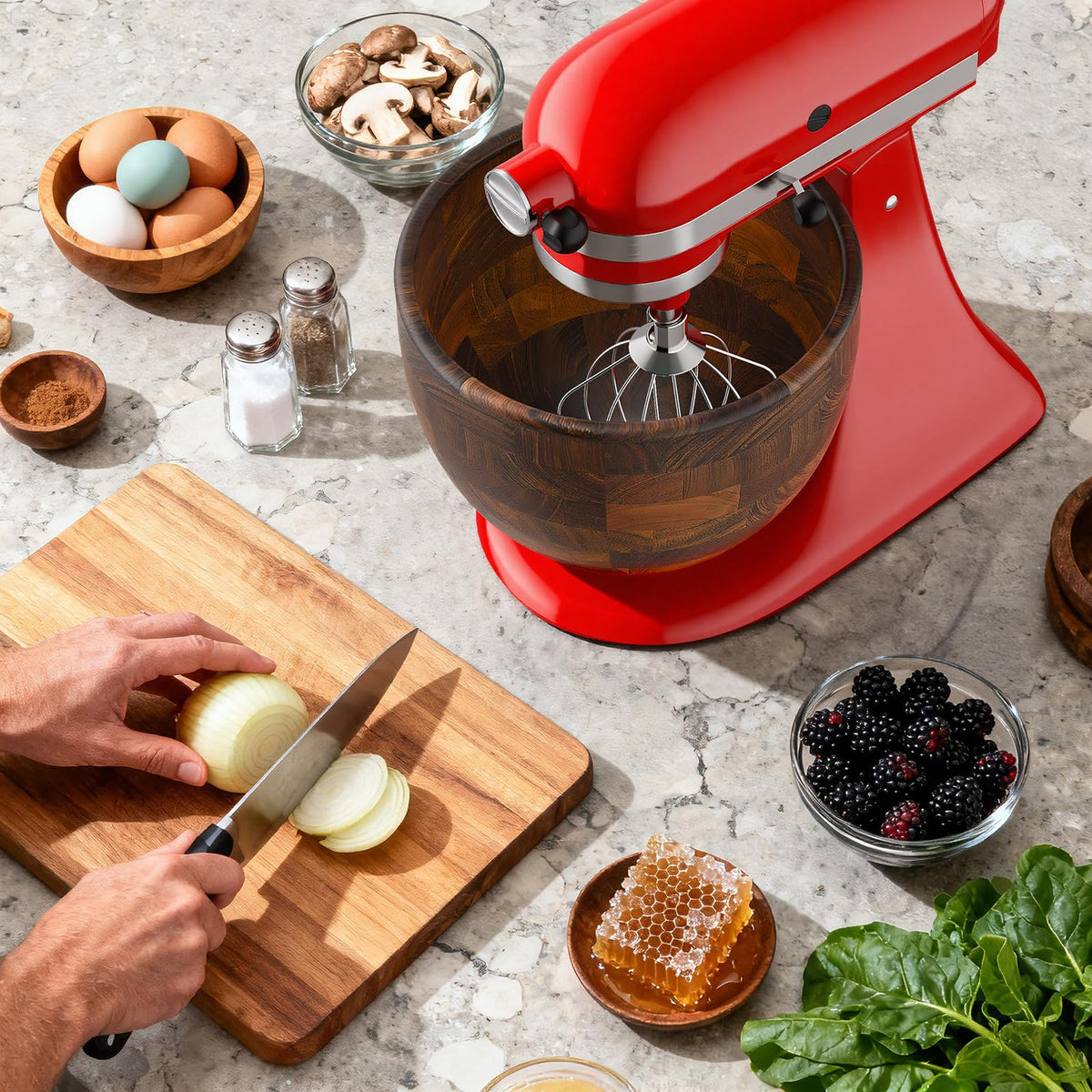 Cofun stainless steel locking base provides secure, quieter operation.