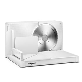 Cogace foldable slicer with folded-storage profile saves counter space.