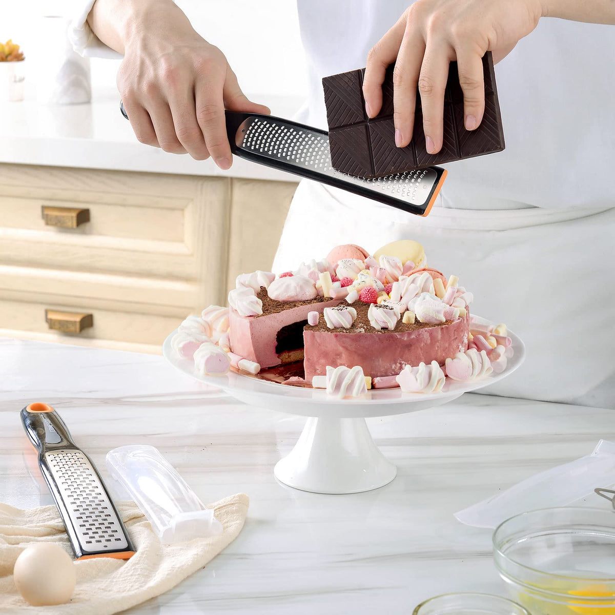 Cohesion multifunction use with chocolate, garlic, and more