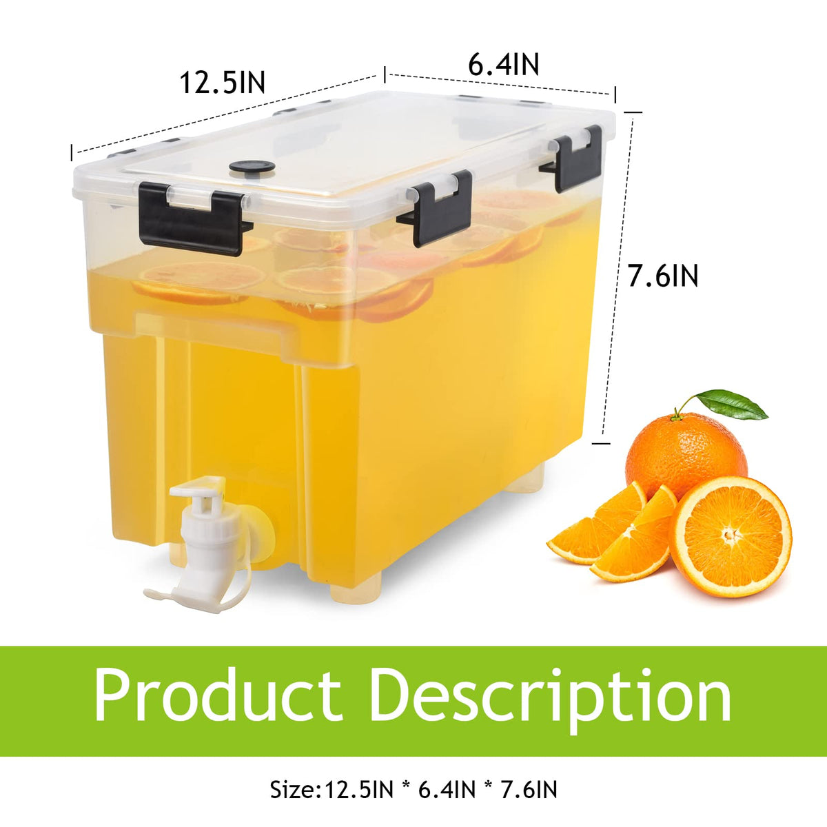 COHOMA party-ready beverage dispenser keeps drinks organized for events.
