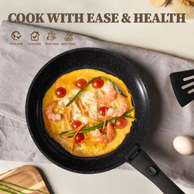 Coicur 23pcs works on induction, gas, electric and ceramic stoves with even heat