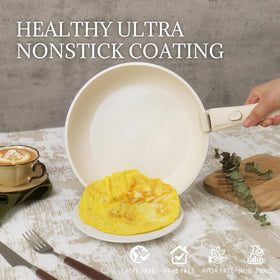 Coicur induction-ready base delivers quick, even heat on all stoves