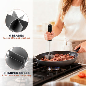Coinicxcel ergonomic non-slip handle ensures comfortable use and precise control.
