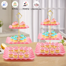 Coitak party display ready pink suits weddings, birthdays, and tea parties.