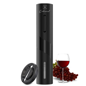 COKUNST electric wine opener front view, fast cork removal.