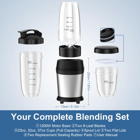 Colarlemo blender with one-touch operation for easy blending