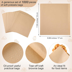 Colarr grease-resistant paper bags keep surfaces clean