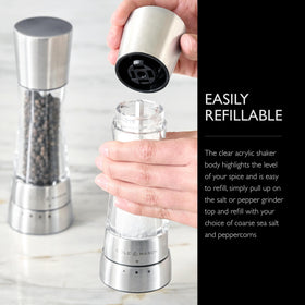 Cole & Mason Derwent freshness-focused design protects spices from moisture.