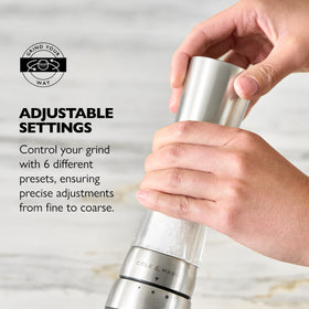 Cole & Mason Derwent on kitchen counter with sleek stainless steel finish.