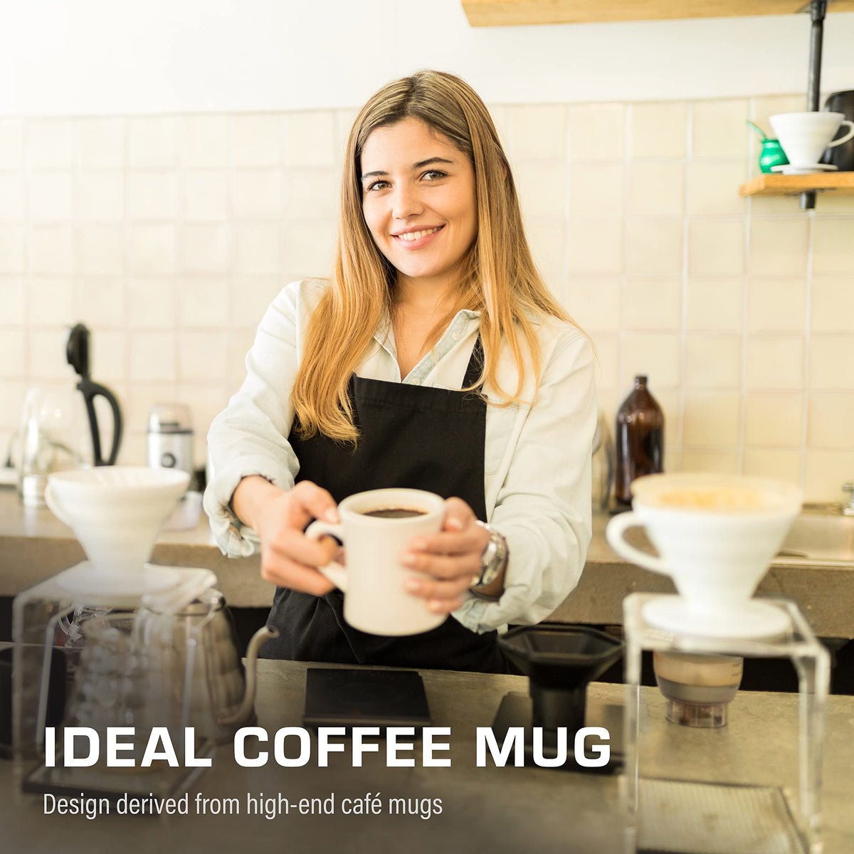 COLETTI Diner Mugs microwave safe for quick reheats