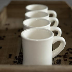 COLETTI Diner Mugs oven safe for warm serving