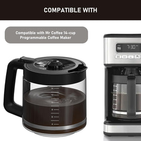 Colidier 14-Cup Carafe with dripless spout for mess-free serving.