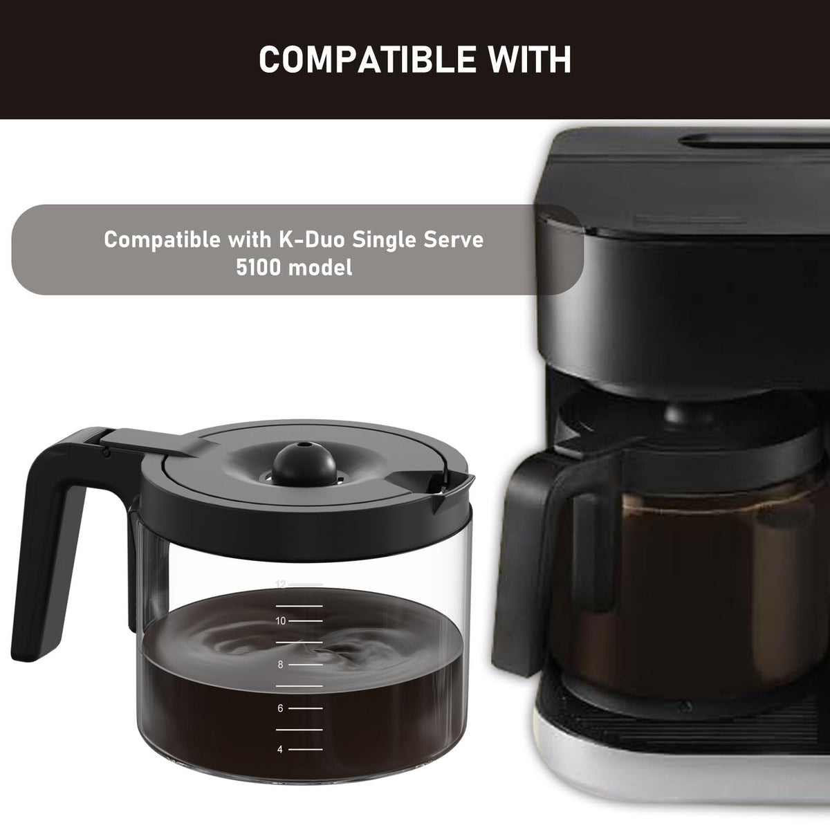 Colidier carafe handle close-up; ergonomic grip for comfortable pouring.