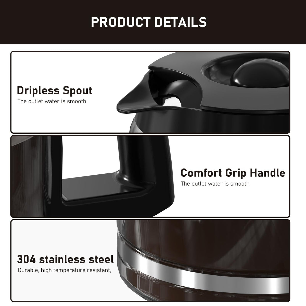 Colidier DCC-1200 detachable lid enables simple hand washing.