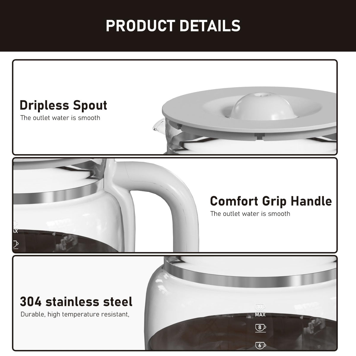 Colidier DCGC01 wide mouth eases cleaning and maintenance.
