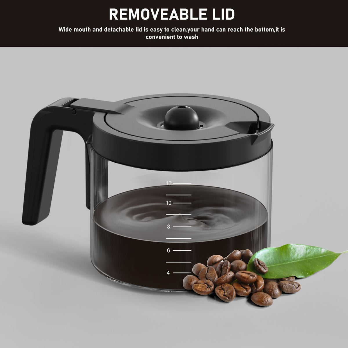Colidier glass carafe care; hand wash recommended to preserve clarity.