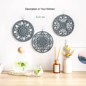 Colinda trivet is dishwasher-safe and easy to clean after use