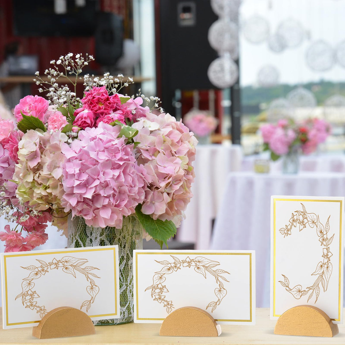 Colingmill escort card gold set for seating at events