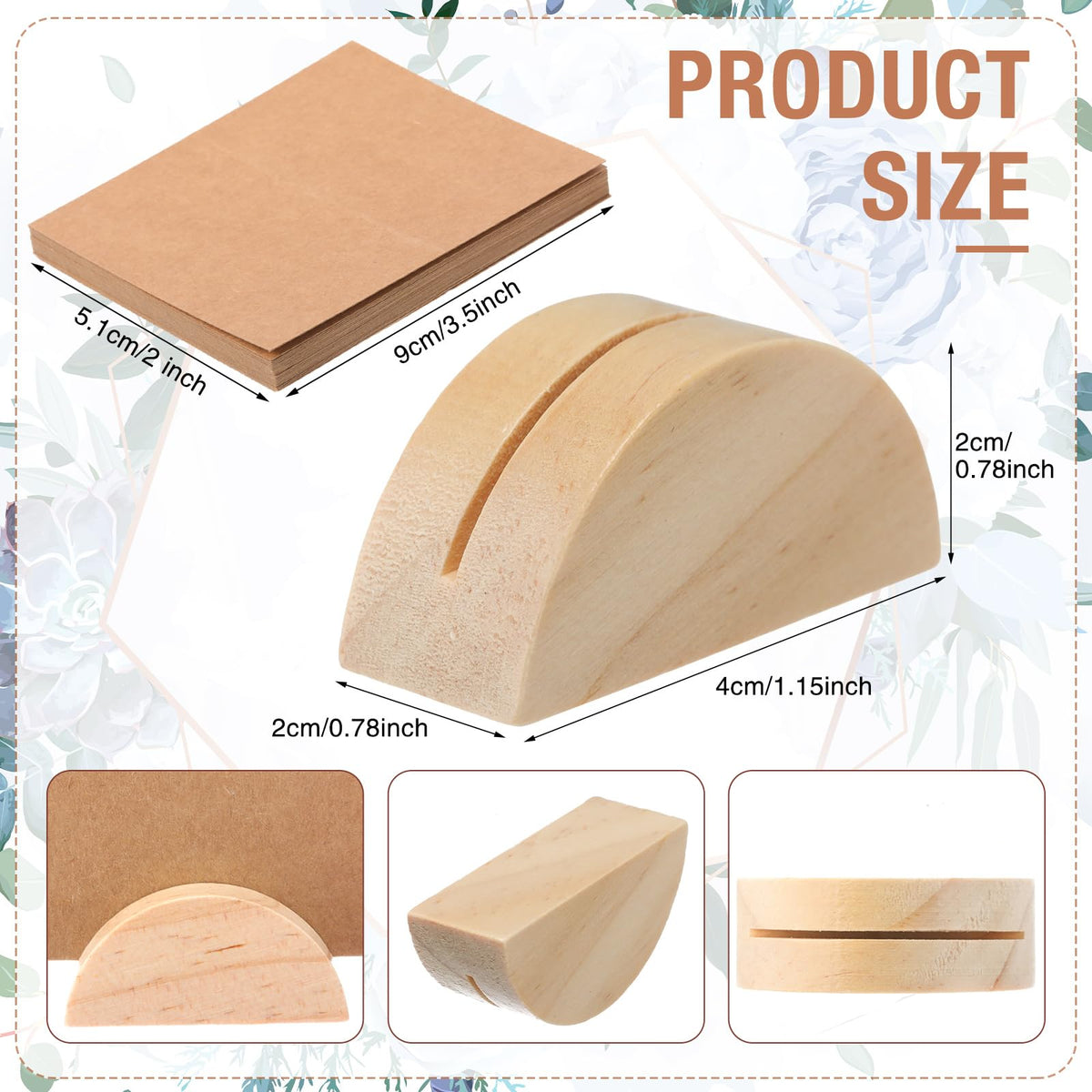 Colingmill rustic tented card set provides clear seating cues at events