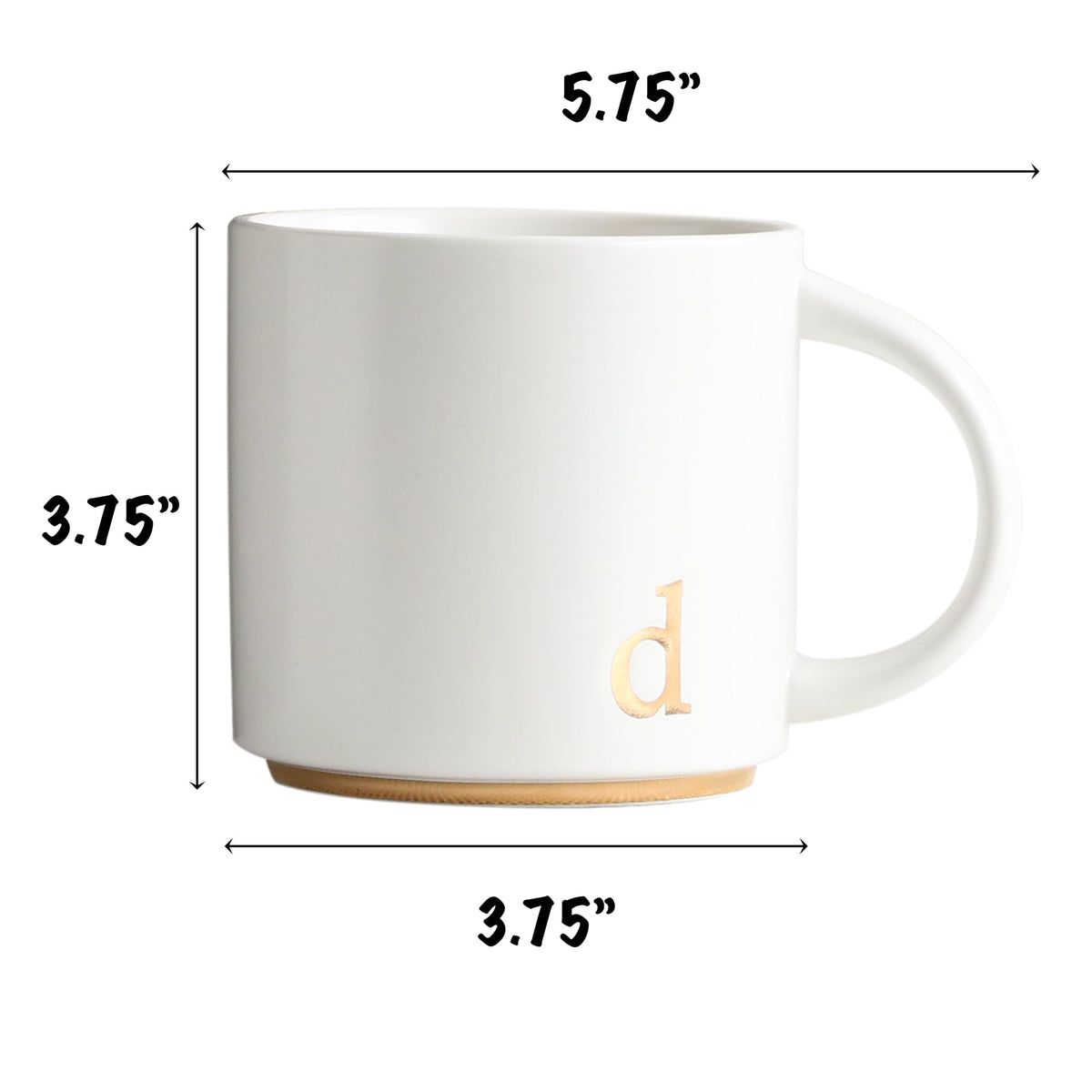 COLLECTIVE HOME ceramic 15oz mug offers generous capacity for tea or cocoa.