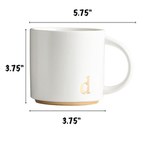 COLLECTIVE HOME ceramic 15oz mug offers generous capacity for tea or cocoa.