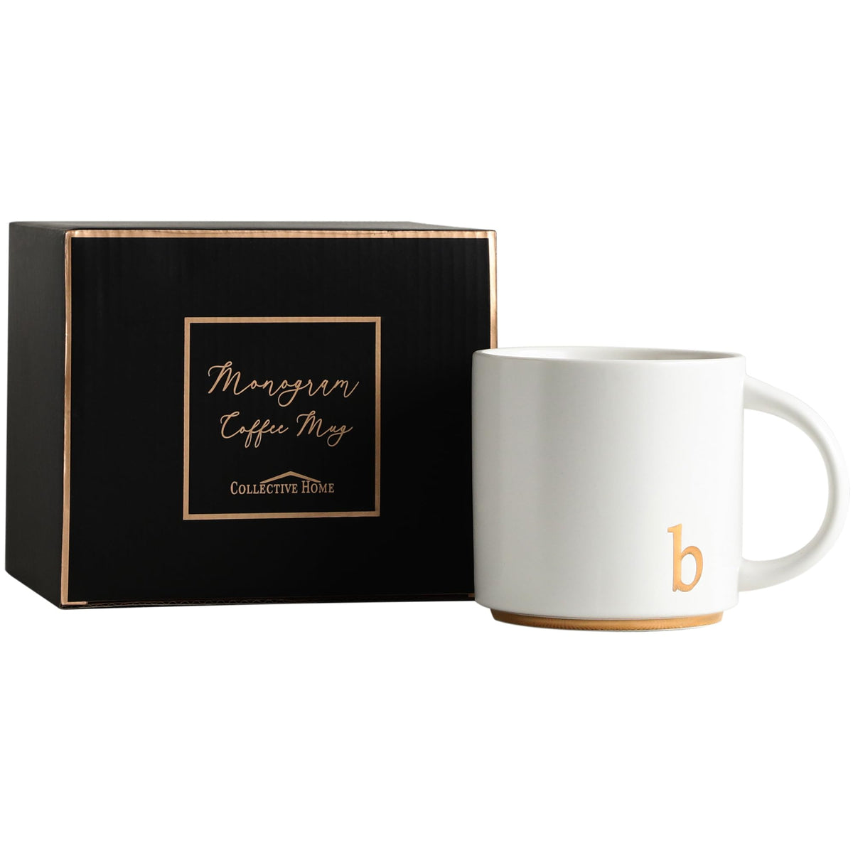 COLLECTIVE HOME monogram mug gift box presentation suitable for gifting