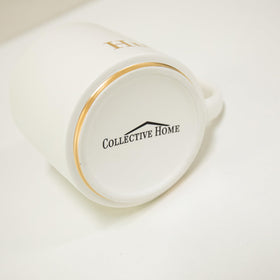COLLECTIVE HOME Not microwave-safe due to real gold elements preserving the design.