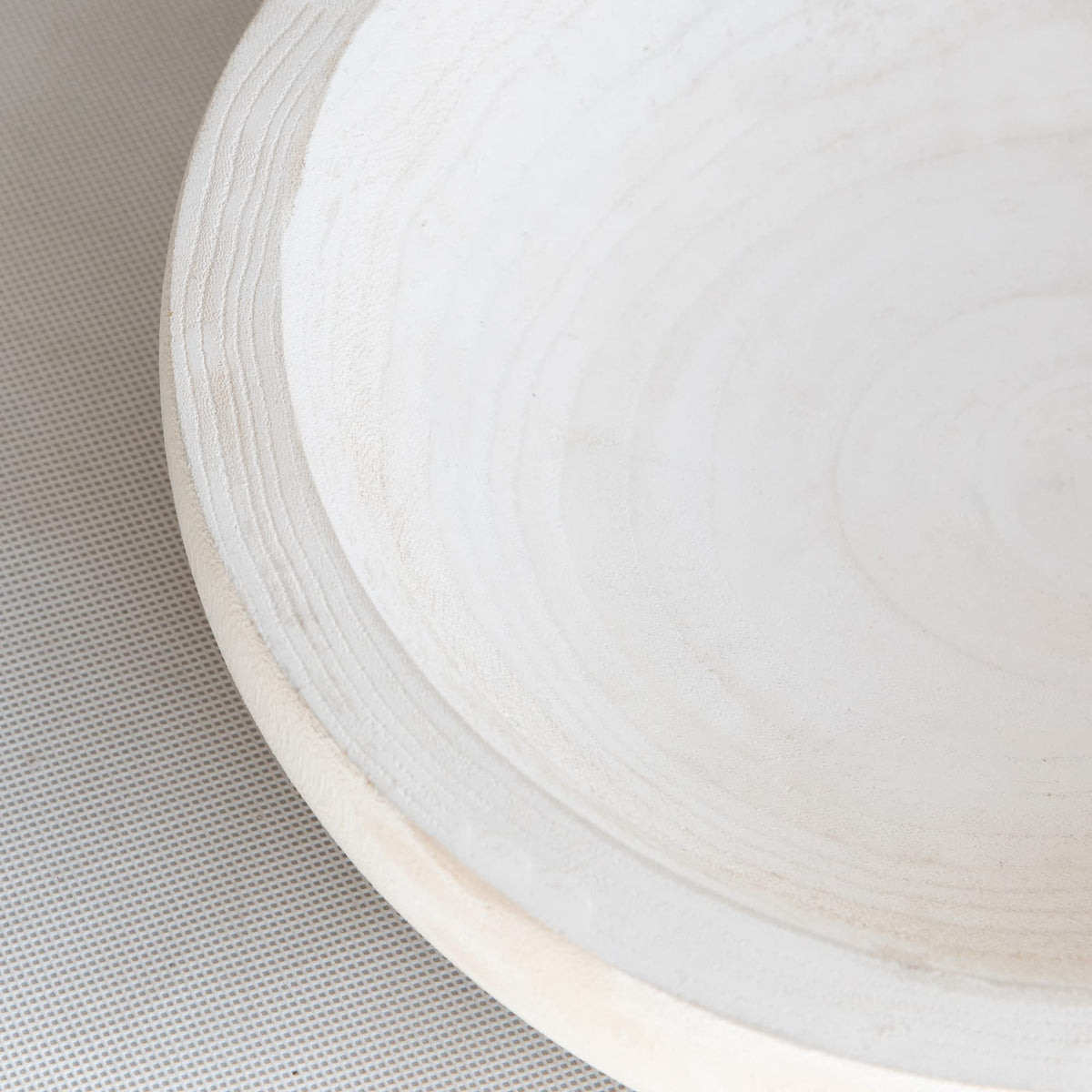 COLLECTIVE HOME paulownia tray one piece design emphasizes durability.