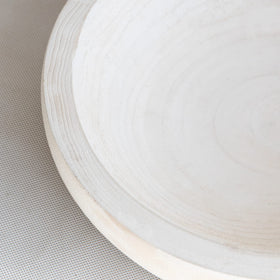 COLLECTIVE HOME paulownia tray one piece design emphasizes durability.
