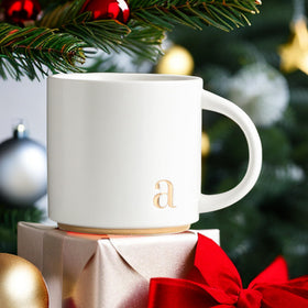 COLLECTIVE HOME Personalized mug with gift box, ready for gifting.