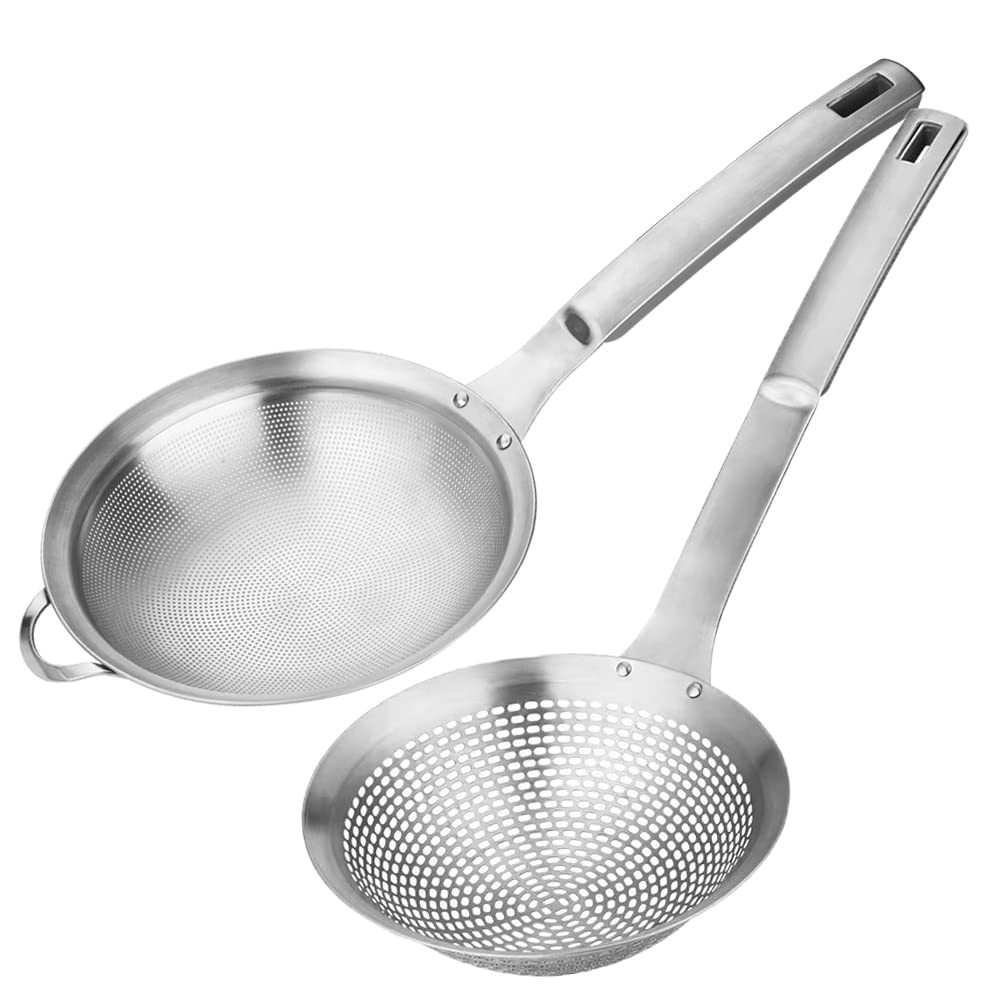 Collfa fine mesh food strainer with fine pores for precise filtration of sauces and stocks.