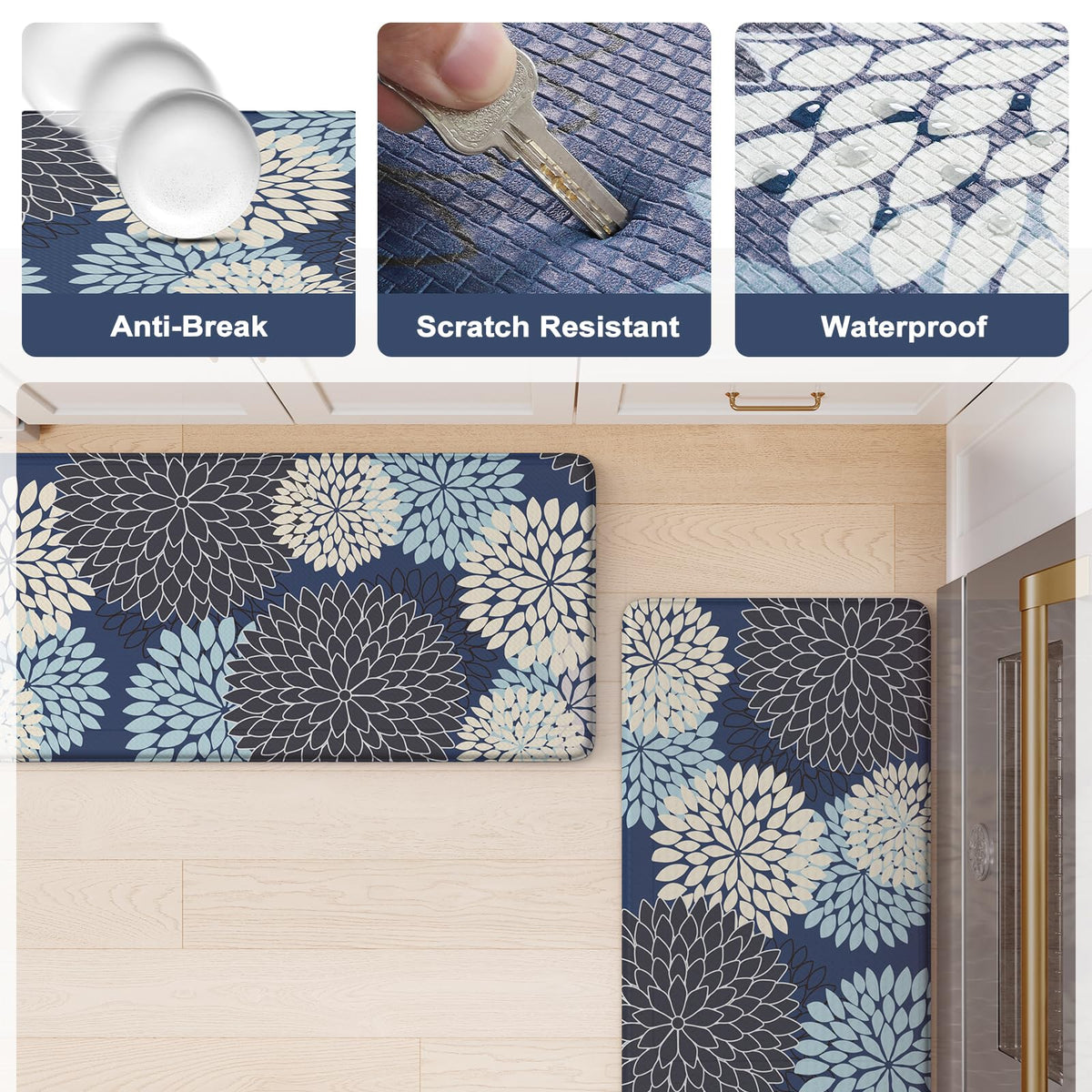 Collive durable PVC construction ensures shape retention under heavy use.